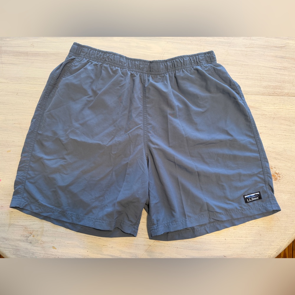 L.L. Bean Men's Blue Athletic Shorts